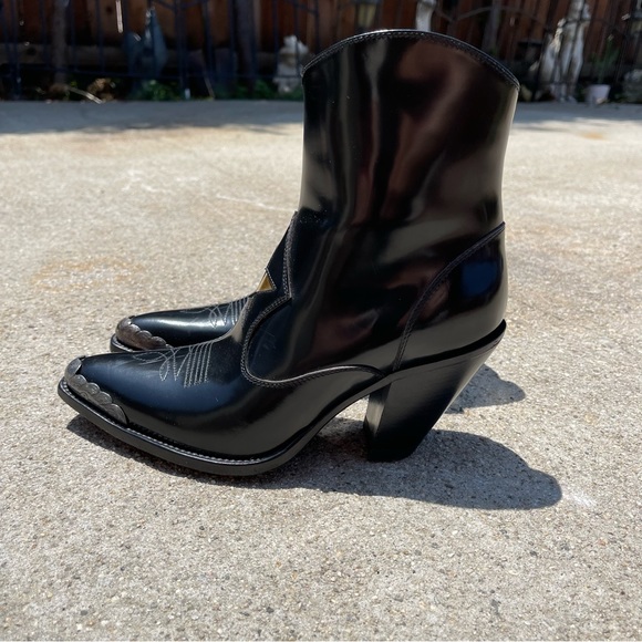 Golden Goose Black Nora Leather Cowboys boots - Picture 13 of 13